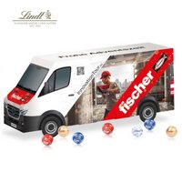 3D Adventskalender Lindt Transporter oder Bus Organic mit Logo