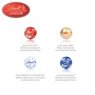 Füllvarianten Weihnachtsbuch Lindt Lindor Organic mit Logo