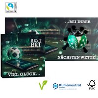 Glückskäfer vegan in Werbekarte