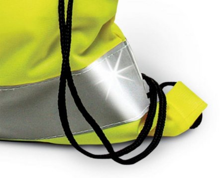 Teilansicht Turnbeutel Arnhem 38 x 42 cm mit Kordelzug mit eigenem Logo