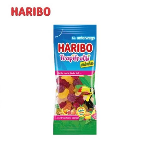 Inhalt 3D Präsent Bus Haribo Tropifrutti  mit Logo