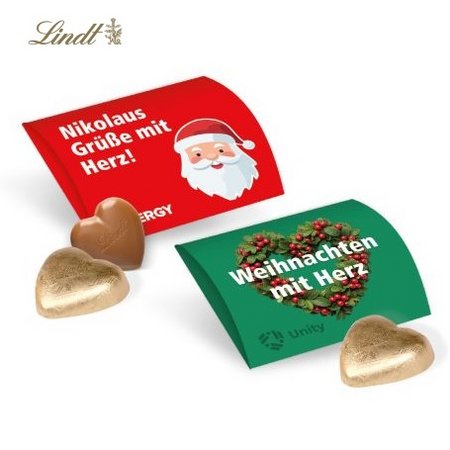 Lindt Herz 5g im Werbe-Briefchen mit eigenem Logo