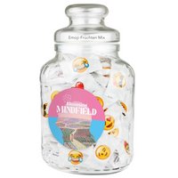 Nostalgisches Bonbonglas mit Logo