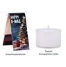Einzelner Inhalt Klappbox S, Teelichter Adventskranz mit Logo