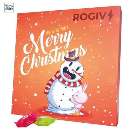 Ritter SPORT Adventskalender mit Logo