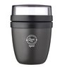Schwarzer  Mepal Ellipse Mini 300+120 ml Lunchpot mit Logo