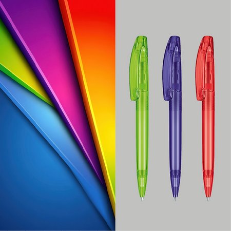 Senator Kugelschreiber Bridge Clear als Werbegeschenk