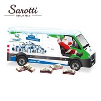 3D Adventskalender Transporter Sarotti Schokolade mit Logo