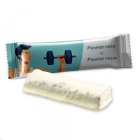 Protein-Riegel Cookie-Karamell, ca. 50g, Flowpack bedruckt mit Logo