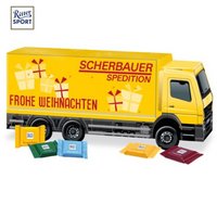 3D Adventskalender LKW mit Ritter Sport mit individuellem  Logo