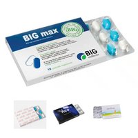 Mini Dragees im Blister mit eigenem Logo oder Werbung