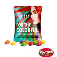 Skittles im Werbetütchen bedruckt mit Logo