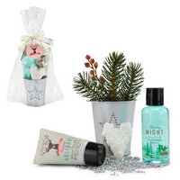 Wellness-Geschenkset Happy Holidays mit Logo