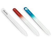 Premium-Glasnagelfeile geätzt - transparent mit Logo