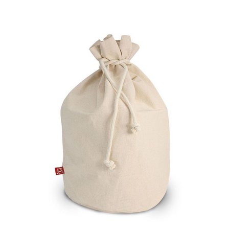 Baumwollbeutel SALZBURG 42 x 22 cm runder Canvas mit Kordelzug mit Logo