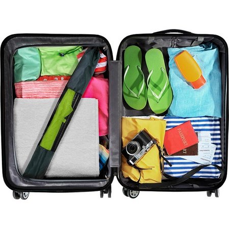 Strand-Sonnenschirm Travelmate Camper als Werbegeschenk