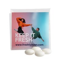 Tüte mit Mentos Mints mit Logo