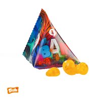 Tetraeder Vitamin Fruchtgummi mit individueller Werbung oder Logo bedrucken