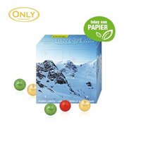 Adventskalender Cube Organic Fairtrade Schokolade mit Logo