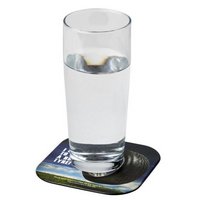 Brite-Mat® quadratischer Untersetzer mit Reifenmaterial mit Logo