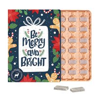 Marken Wand Adventskalender Eco Papierblister Fairtrade mit Logo