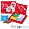 Mini-Grußkarte mit Ritter SPORT Schokolade mit Logo
