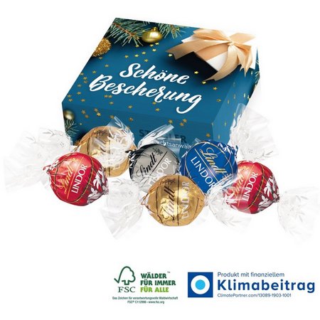 Lindor Präsent mit Logo