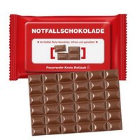Schoko-Tafel XL im Flowpack mit Logo