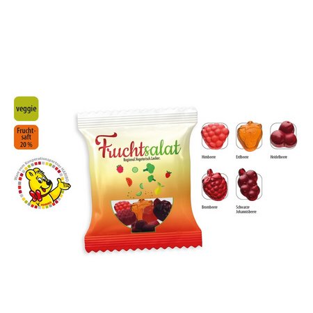 Haribo Fruitmania Berry 12g in Werbetütchen bedruckt mit Logo