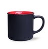 Keramikbecher Loft Supreme schwarz/rot mit individuellem Logo bedruckt
