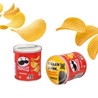 Pringles Original Mini mit Werbeeinleger mit Logo