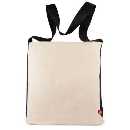 Umhängetasche HAMBURG 30 x 37 x 10 cm Canvas mit Tragegurt und Flaschenhalter mit eigener Werbung