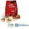 Präsent Christmas Minis Schokoladenherzen von Lindt mit Logo