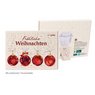 Tisch Adventskalender aus Graspapier  Lindt Gourmet Edition Organic mit Logo