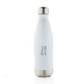 Weiße Vakuumisolierte Stainless Steel Flasche 500ml mit Logo