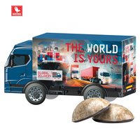 3D Präsent LKW WEISS Lebkuchen mit Logo