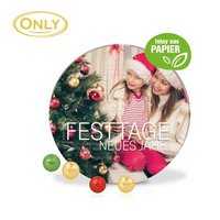 Adventskalender Centro mit Fairtrade Milchschokolade mit Logo
