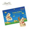 Schokokarte mit Lindt Goldhase mit Logo