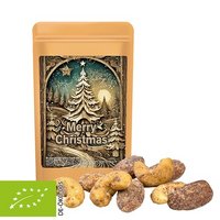 Bio Zimt-Mandel Vanille-Cashew Mix ca. 30g im Standbeutel Mini mit Logo