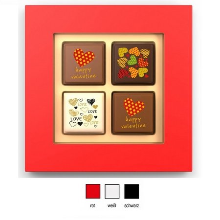 Deckelfarben Logopraline 4er Box