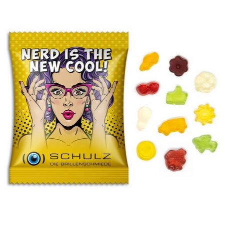 Fruchtgummi Standardformen 15g mit Logo