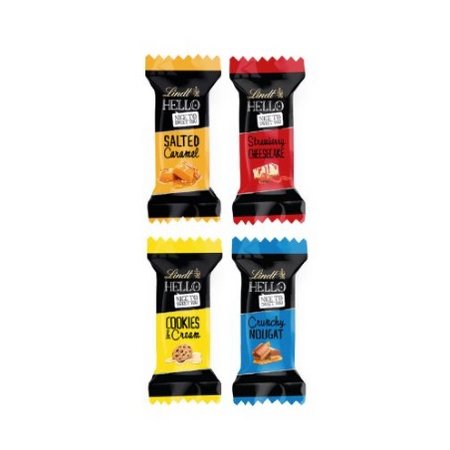 Füllvarianten 3D Präsent Bus mit Lindt HELLO Mini