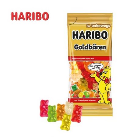 Inhalt HARIBO Goldbären im Werbeschuber