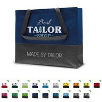 PP-Tasche Roma 38 x 29 x 10 cm mit langen Henkeln mit Logo