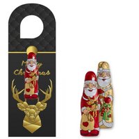 Schoko Midi-Weihnachtsmann 13g Türhänger mit eigenem Logo