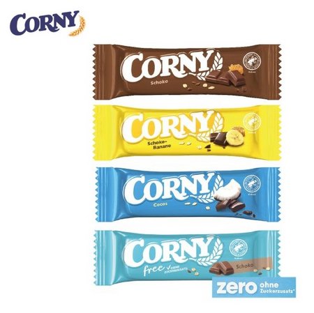 Varianten CORNY Riegel mit Logo