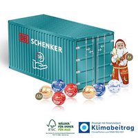 3D Präsent Container Lindt Minis mit Logo