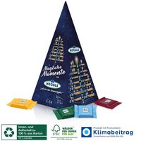 Karton-Adventskalender Weihnachtspyramide Ritter SPORT mit Logo