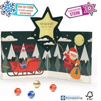 Lindt Lindor Adventskalender Buch Pop-Up mit eigenem Logo