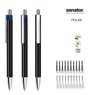Senator Kugelschreiber Polar bedruckt mit eigenem Logo